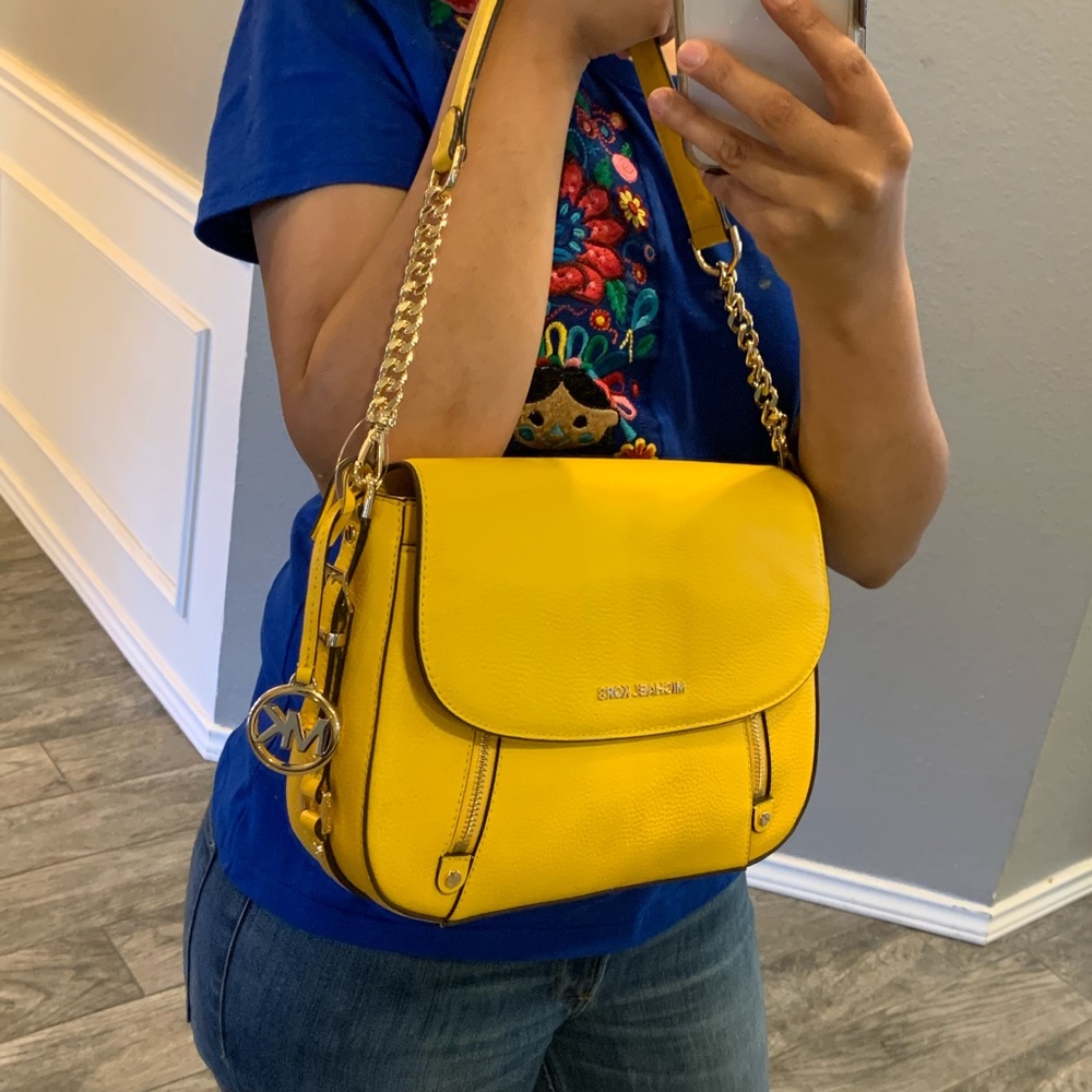 💛 new MK shoulder/ crossbody bag Bedford - Picture 2 of 8